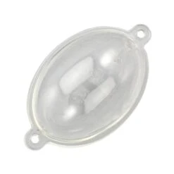 FLOTTEUR PLASTILYS OVAL TRANSPARENT PLASTIFLOAT - PACK