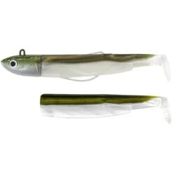 KIT LEURRE SOUPLE ARME FIIISH COMBO BLACK MINNOW 120 + TETE PLOMBEE DEEP
