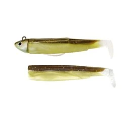 KIT LEURRE SOUPLE ARME FIIISH COMBO BLACK MINNOW 120 + TETE PLOMBEE SEARCH