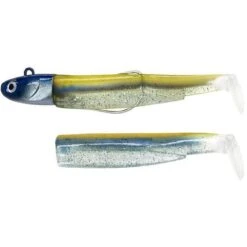 KIT LEURRE SOUPLE ARME FIIISH COMBO BLACK MINNOW 90 + TETE PLOMBEE EXTRA DEEP