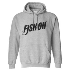 SWEAT HOMME CYRIL CHAUQUET FISH ON CLASSIQUE - GRIS