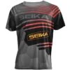TUBERTINI TEE SHIRT MANCHES COURTES HOMME SEIKA PREDATOR FISHING CARIBE - NOIR/GRIS -Hamecon Art Soldes Boutique tee shirt manches courtes homme seika predator fishing caribe noir gris z 1956 195608