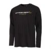 TEE SHIRT MANCHES LONGUES HOMME SAVAGE GEAR SIGNATURE LOGO LONG SLEEVE - NOIR