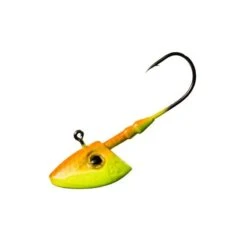 TETE PLOMBEE GUNKI G VERTI ORANGE FLUO/YELLOW - PAR 3