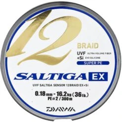 TRESSE DAIWA SALTIGA 12 BRAID EX MULTICOLOR - 600M