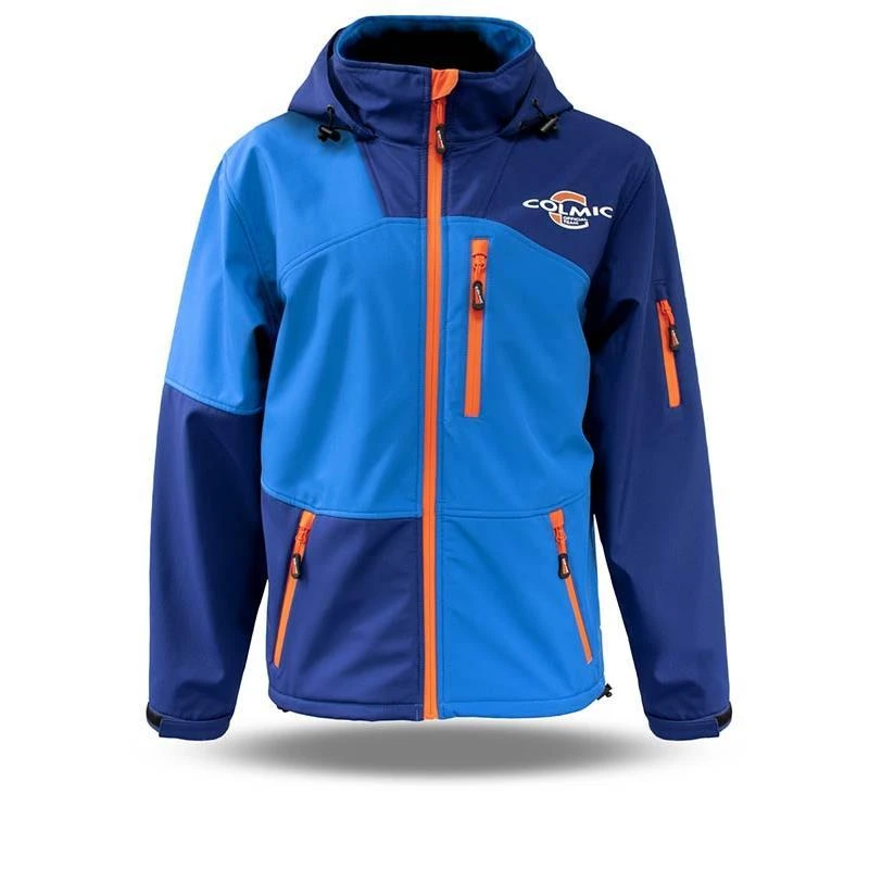 VESTE HOMME COLMIC SOFTSHELL OFFICIAL TEAM IMPERMEABLE - BLEU 3 VESTE HOMME COLMIC SOFTSHELL OFFICIAL TEAM IMPERMEABLE - BLEU